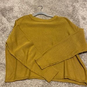Womens Mustard Sweater